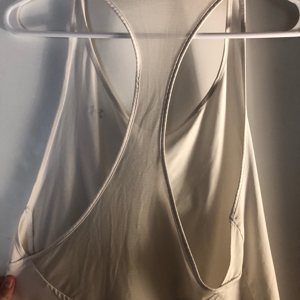 White Champion Racerback Work Out Tank - Picture 2 of 4